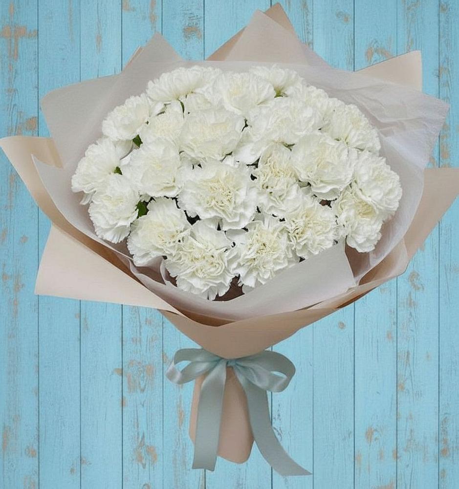 Букет цветов из: Гвоздики в Незлобной