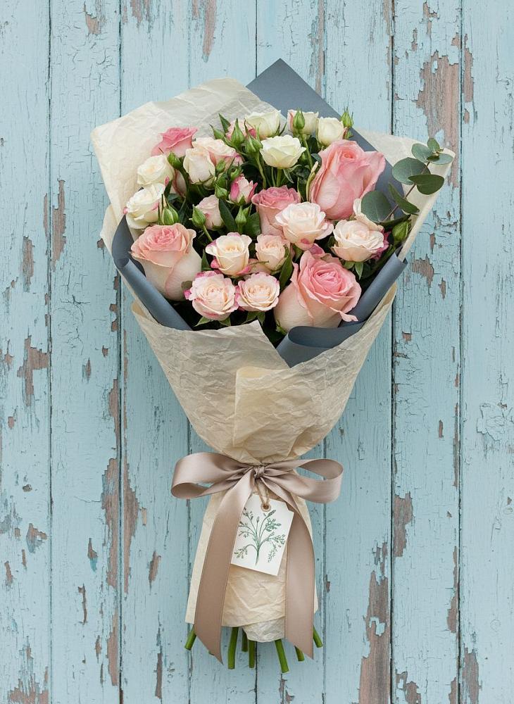 Букет цветов из: Розы в Незлобной