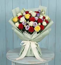 Букет цветов из:  Розы в Незлобной