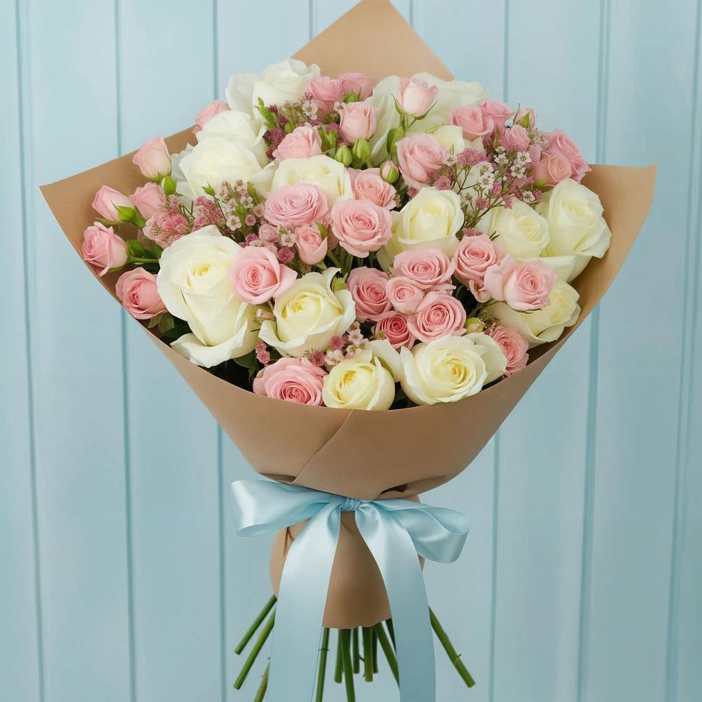 Букет цветов из: Розы в Незлобной