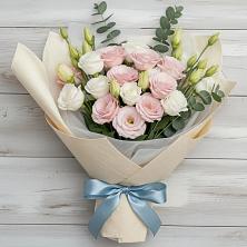 Букет цветов из:  Лизиантусы в Незлобной