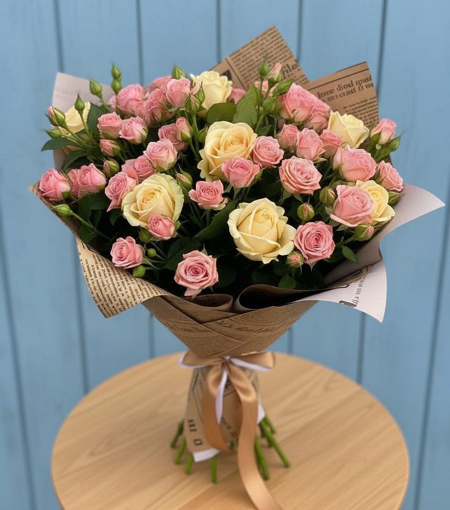 Букет цветов из: Розы в Незлобной