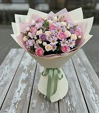Букет цветов из:  Розы и Хризантемы в Незлобной