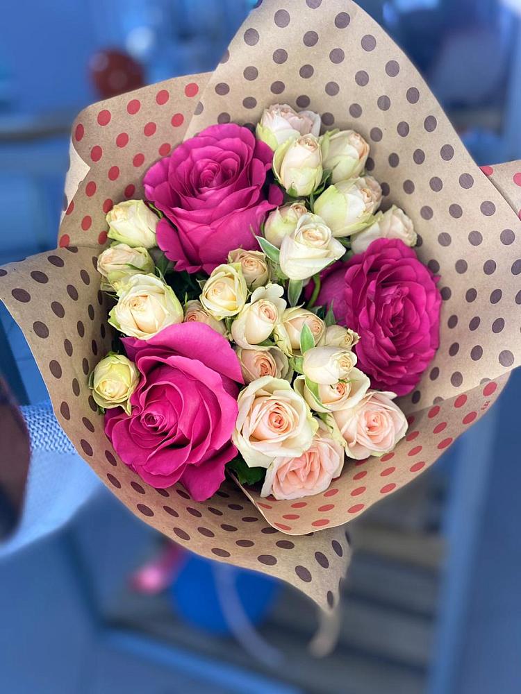 Букет цветов из: Розы в Незлобной