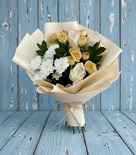 Букет цветов из:  Розы и Хризантемы в Незлобной