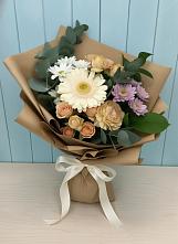 Букет цветов из:  Герберы и Хризантемы в Незлобной