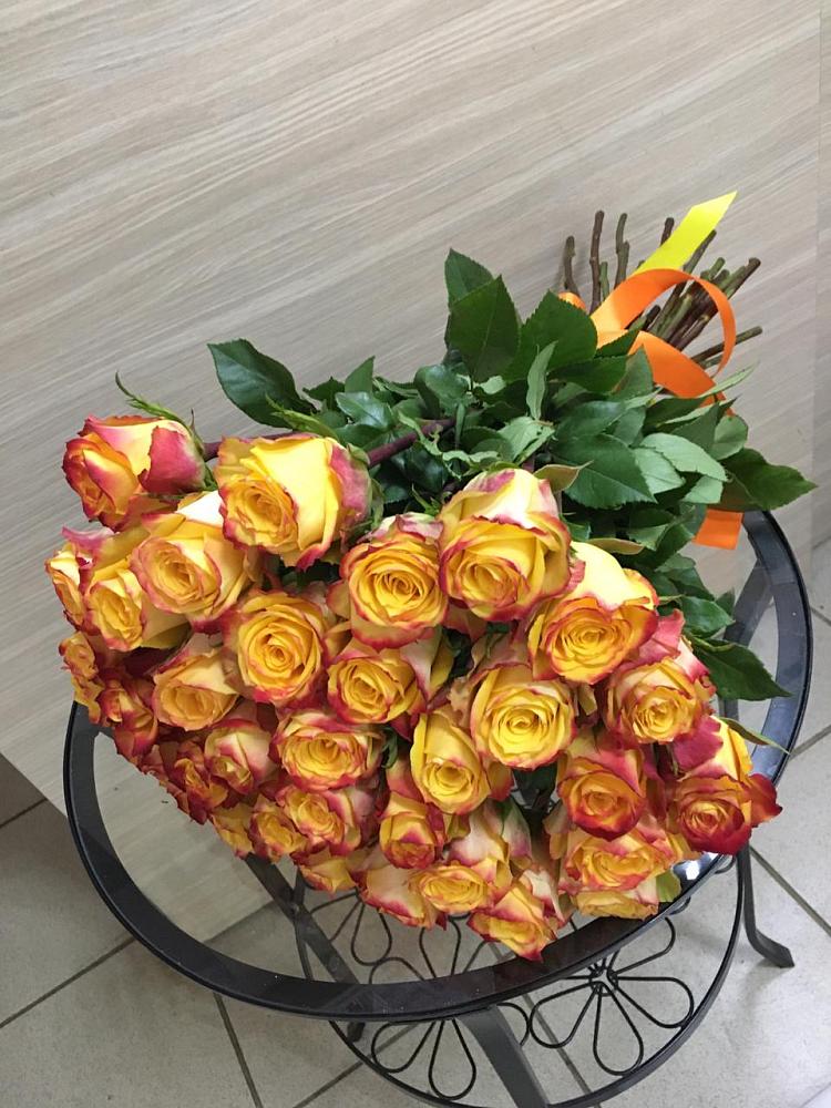 Букет Желтые розы в Незлобной