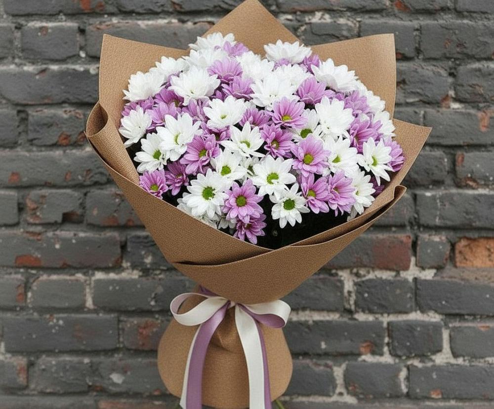 Букет цветов из: Хризантемы в Незлобной