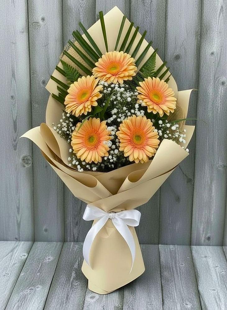 Букет цветов из: Герберы в Незлобной