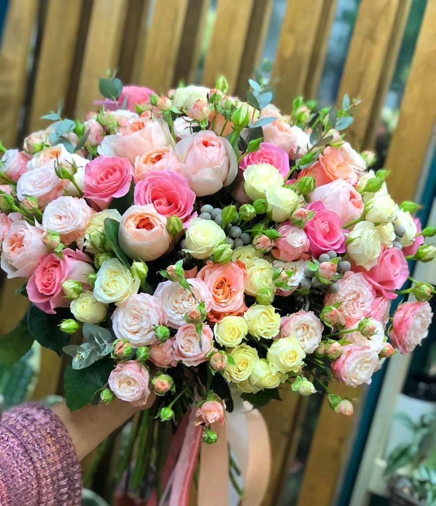 Букет цветов из: Розы в Незлобной