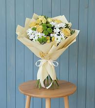 Букет цветов из:  Хризантемы и Розы в Незлобной