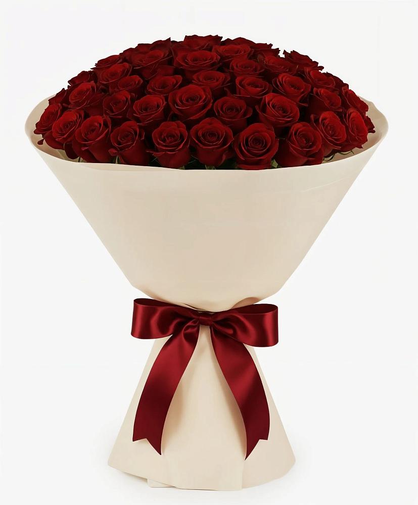 Букет 101 Бордовая роза Блэк Бакарра в Незлобной