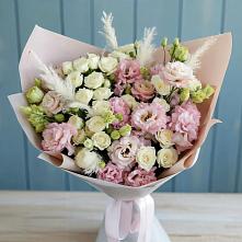 Букет цветов из:  Альстромерии и Розы #REPLACE_PRED# Незлобной